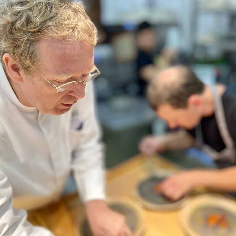 4 manos rte riff bernd knoller y harry cummins la marserie Valencia Culinary festival2022