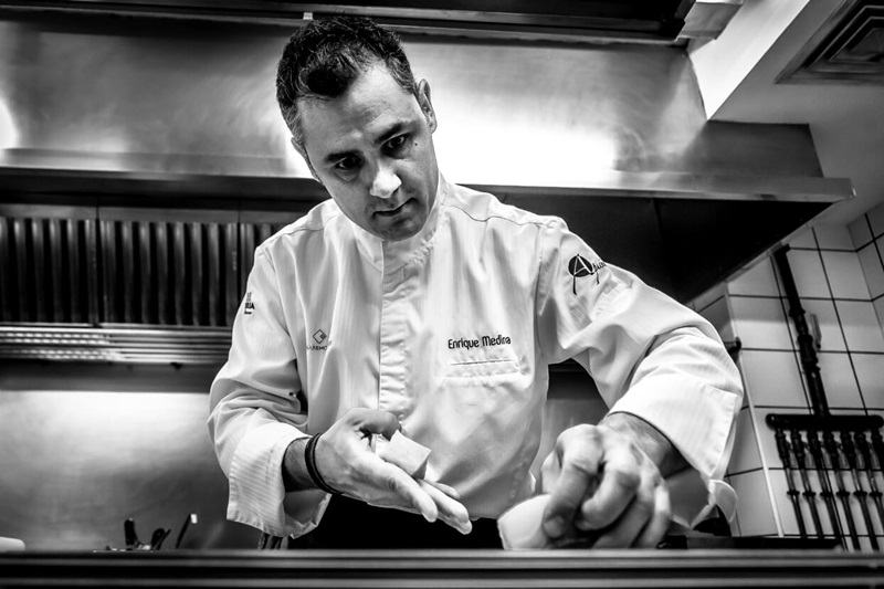 apicius valencia culinary festival menú cuatro manos carmelo del bosque con una estrella michelín y enrique medina de